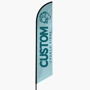 Double Sided Feather Flag