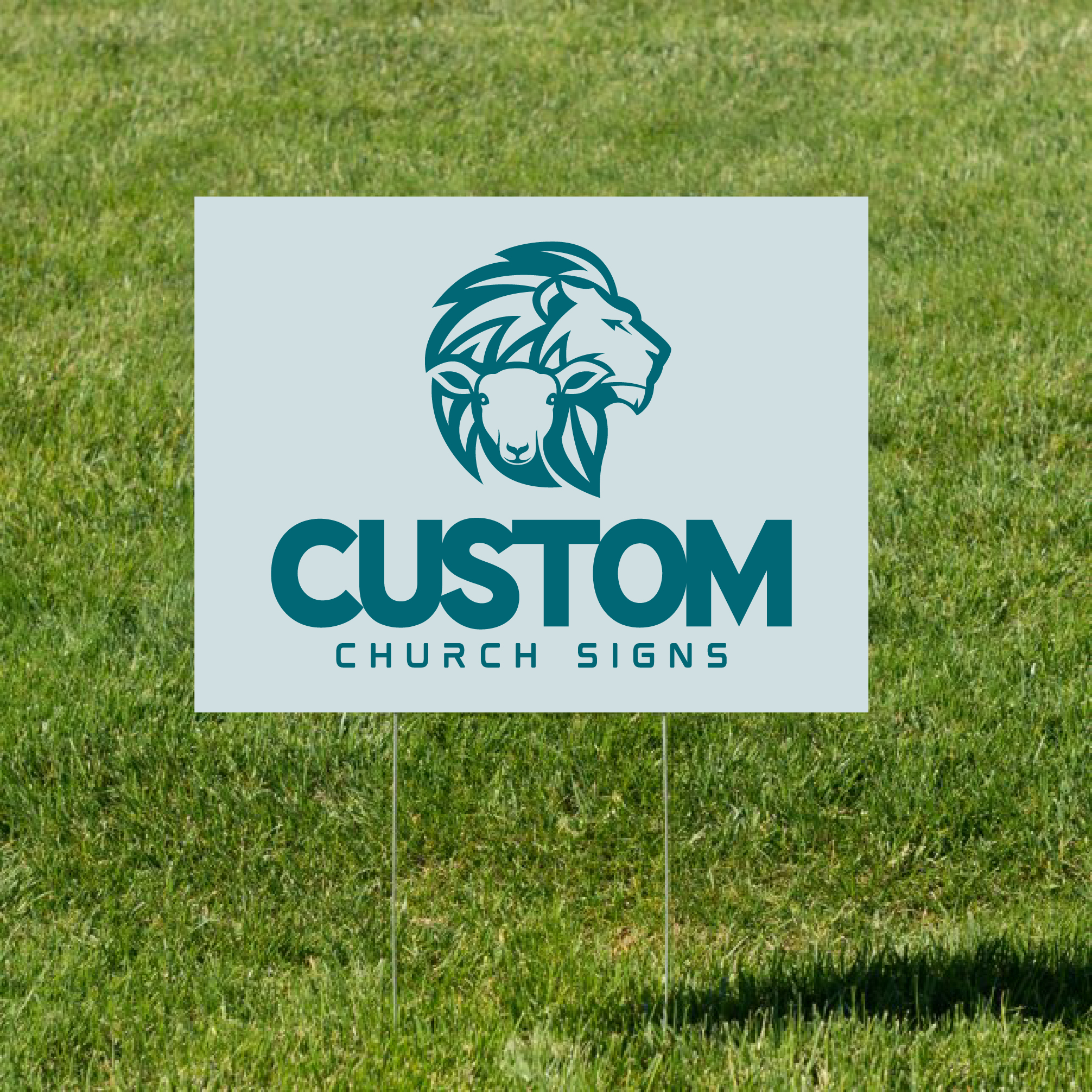 aluminum signs header